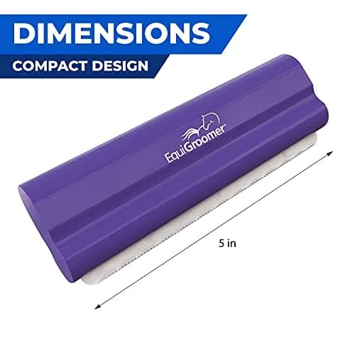 EquiGroomer 5-Inch Undercoat Deshedding Brush for Dogs & Cats, Purple | Removes Loose Fur & Undercoat thumbnail 3