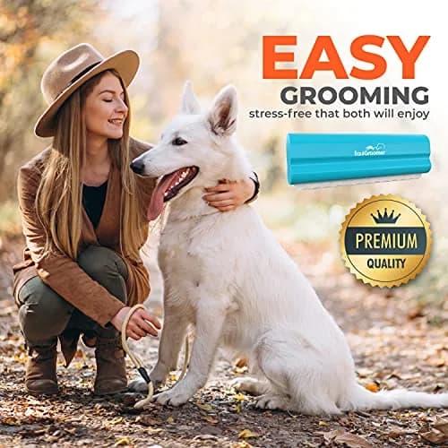 EquiGroomer 5-Inch Undercoat Deshedding Brush for Dogs & Cats, Turquoise | Reduces Shedding Up to 95% for All Coat Types thumbnail 8