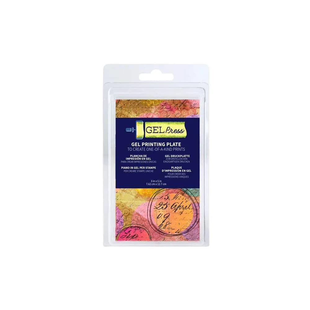 Gel Press Gel Plate 3"x5" | Versatile Art & Craft Tool for Printmaking & Mixed Media - main product image