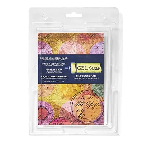 Gel Press Monoprinting Gelli Plate 5" x 7" | Unique Original Prints in Seconds thumbnail 1