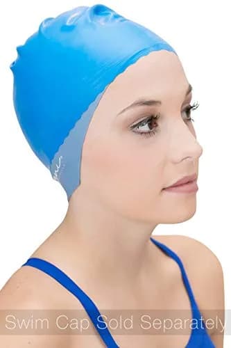 Sync Swimwear Black Silicone Hair Guard & Ear Guard Headband for Swimming Caps thumbnail 5