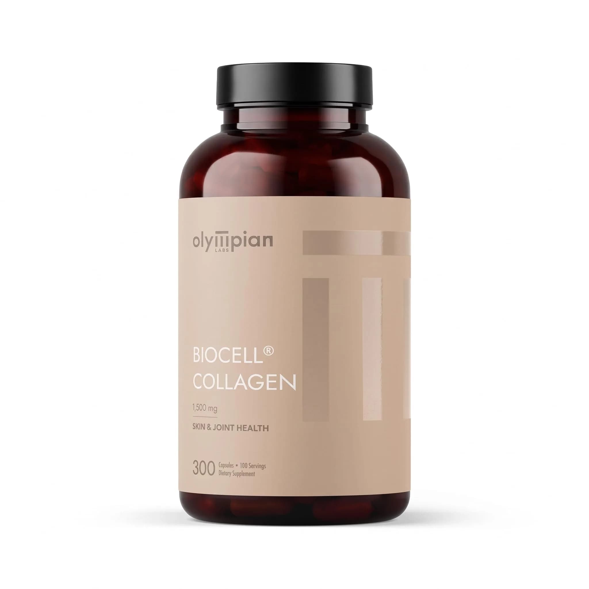 Olympian Labs Biocell Collagen II 1500mg Capsules | Supports Skin & Joint Health, 300 Capsules - main product image