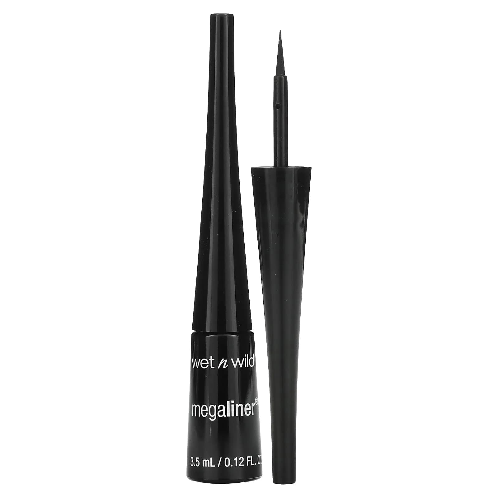 wet n wild MegaLiner Liquid Eyeliner - Black (Packaging) - Pack of 2 — Black (packaging)