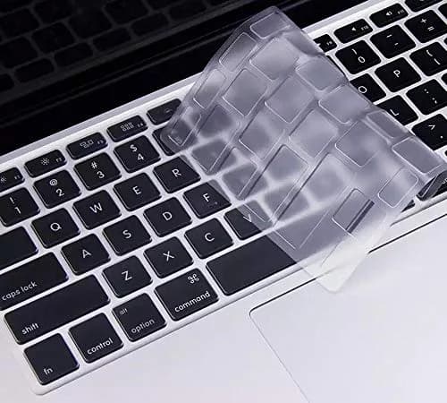 CaseBuy Ultra Thin Clear Keyboard Cover for MacBook Air 13/Pro 13/Pro 15 | Ultra Transparent & Dustproof thumbnail 1