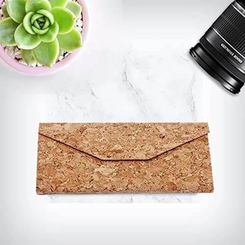 boshiho Eco-Friendly Natural Cork Sunglasses Case Foldable Triangle | Stylish, Lightweight & Animal-Free thumbnail 5