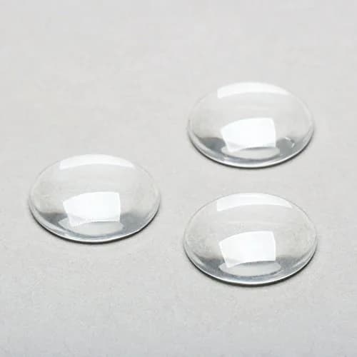 dophee Glass Cabochons Dome Tiles 25mm (0.98 inch) | 10 Pcs for Jewelry Making thumbnail 2