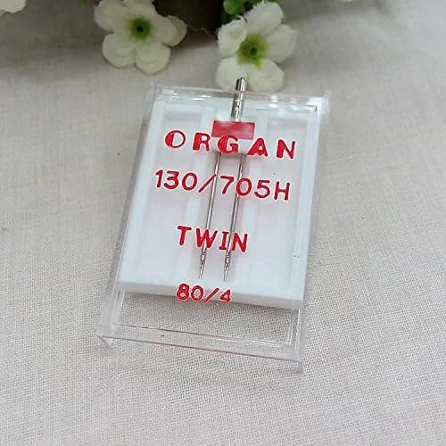 HONEYSEW 80/4MM Twin Needle for Domestic Sewing Machines | Ball Point, 130/705H System — 80/4MM