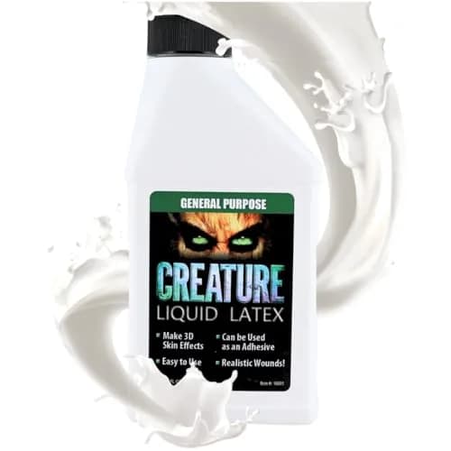 FX Latex Creature Liquid Latex Clear 16 Fl Oz (473 ml) | Professional Special Effects Makeup thumbnail 1