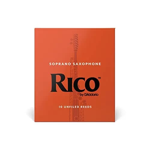 Rico Organic Soprano Saxophone Reeds Strength 4.0 10-Pack | USDA Certified Organic Cane thumbnail 2
