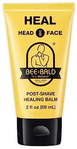 Bee Bald HEAL Aftershave Balm for Men 59ml (2 Fl Oz) | Calms Bumps & Redness thumbnail 1