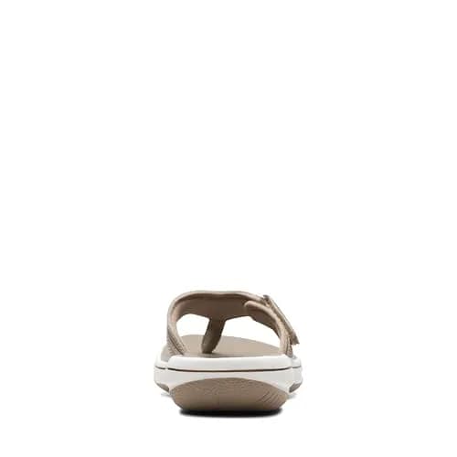 Clarks Women's Breeze Sea Flip-Flop 11 | Taupe Synthetic, Lightweight & Casual thumbnail 7
