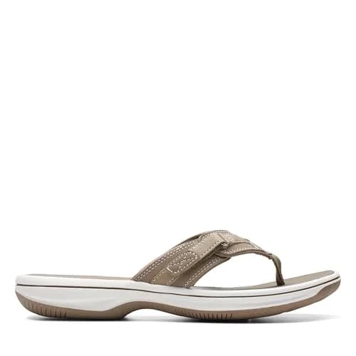 Clarks Breeze Sea Flip-Flop 8 | Cushioned Synthetic Casual Footwear for Women thumbnail 2