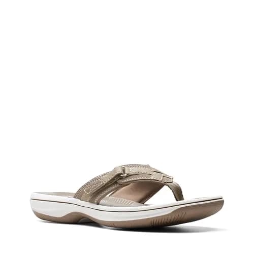 Clarks Breeze Sea Flip-Flop 8 | Cushioned Synthetic Casual Footwear for Women thumbnail 3
