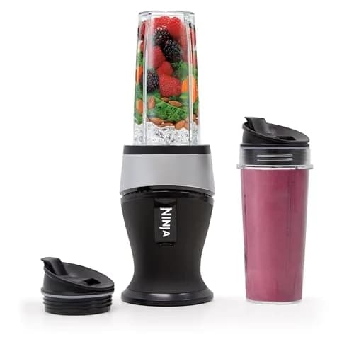 Ninja Fit Compact Personal Blender 700W 500ml (16oz) with 2 Cups & Lids | Powerful Pulse Technology for Smoothies & Shakes thumbnail 1