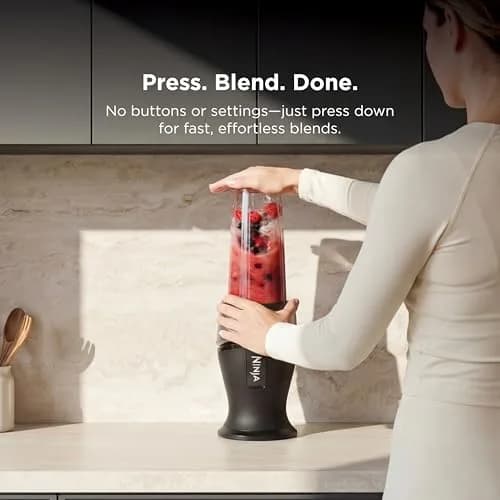 Ninja Fit Compact Personal Blender 700W 500ml (16oz) with 2 Cups & Lids | Powerful Pulse Technology for Smoothies & Shakes thumbnail 3