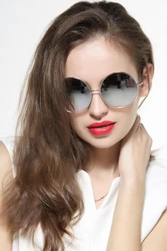 GEELOOK Round Sunglasses for Women Men Classic Oversized Mercury Lens | Polarized & Impact-Resistant thumbnail 3