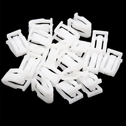uxcell Plastic Fasteners Auto Car Trim Instrument Panel Dashboard 20PCS White | Suitable for Car Use thumbnail 4
