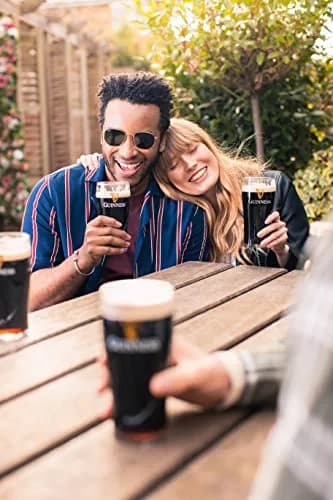 Guinness Gravity Official Beer Pint Glass 591ml (20 Fl Oz) | Authentic Irish Barware thumbnail 5