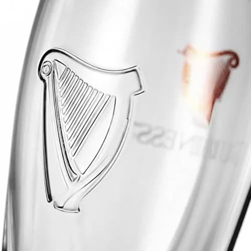 Guinness Gravity Official Beer Pint Glass 591ml (20 Fl Oz) | Authentic Irish Barware thumbnail 2