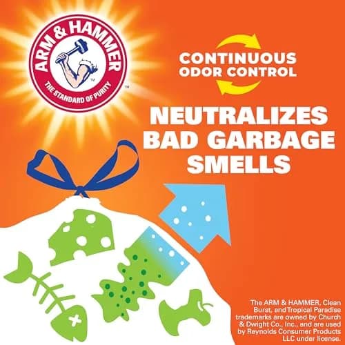Hefty Ultra Strong 13 Gallon Kitchen Trash Bags, Lavender Vanilla Scent, 110 Count | 49.2L (13 Gal) Capacity thumbnail 4