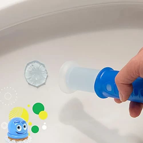 Scrubbing Bubbles Fresh Gel Toilet Bowl Cleaning Stamps Rainshower Scent 1.34oz (38g) | Helps Prevent Limescale & Rings thumbnail 4