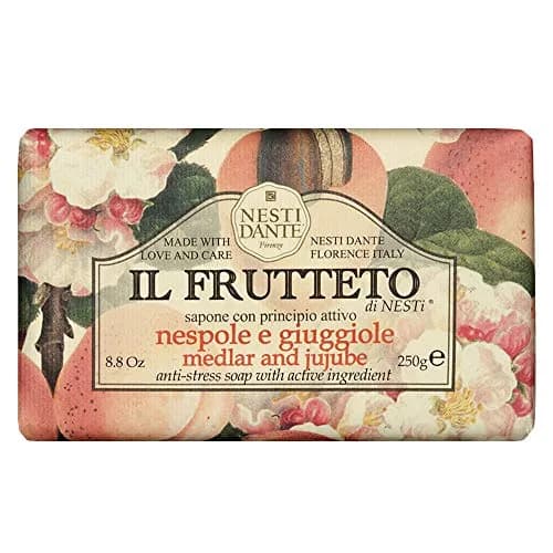 Nesti Dante Il Frutteto Anti-Stress Soap - Medlar & Jujube 250g | Stress-Relief & Skin Rejuvenation thumbnail 1