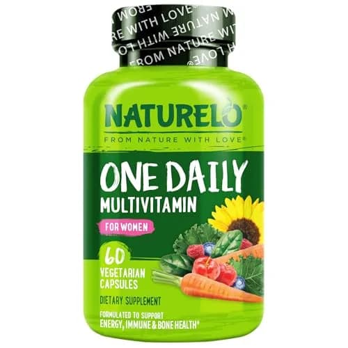 NATURELO One Daily Multivitamin for Women 60 Capsules | Plant-Based, Vegan, Non-GMO, Gluten-Free thumbnail 1
