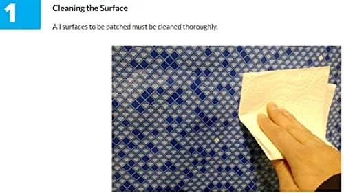 ATIE Heavy-Duty Vinyl Liner Pool Repair Patch Kit | Underwater Work, Water & Air Leak Fix, 1 Pack thumbnail 3