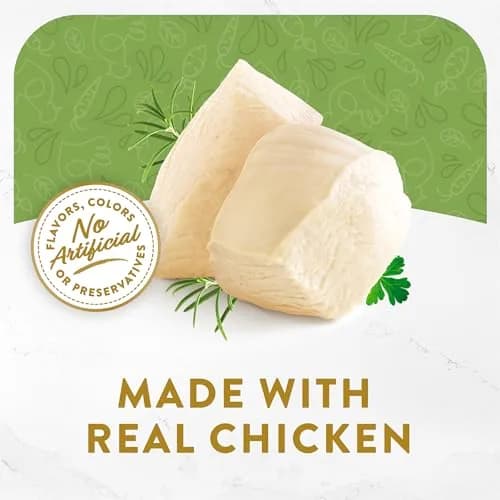 Fancy Feast Broths Classic Chicken & Vegetables Cat Food Topper 1.4 oz (40g) | Real Protein & Grain-Free Broth thumbnail 4