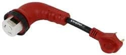 Valterra Mighty Cord 90° Detachable Adapter Cord 12" | 30AM to 50AF, Red, Outdoor Heavy-Duty thumbnail 6
