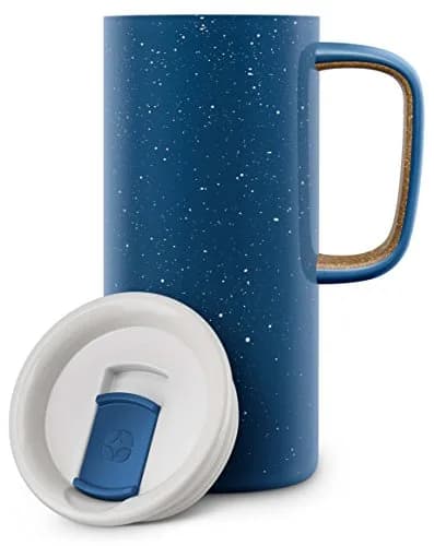 Ello Campy 18oz (532ml) Insulated Stainless Steel Travel Mug with Leak-Proof Lid | Keeps Drinks Hot for 5 Hours, Cold for 20 Hours thumbnail 2
