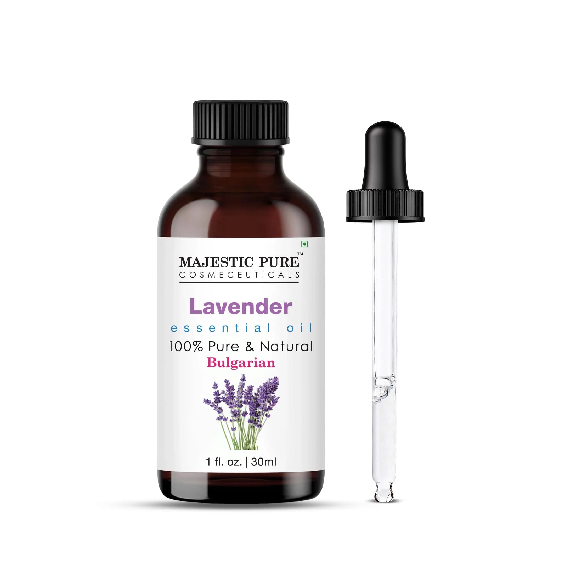 Majestic Pure Lavender Essential Oil 30ml (1 Fl Oz) | Pure & Natural Aromatherapy Oil
