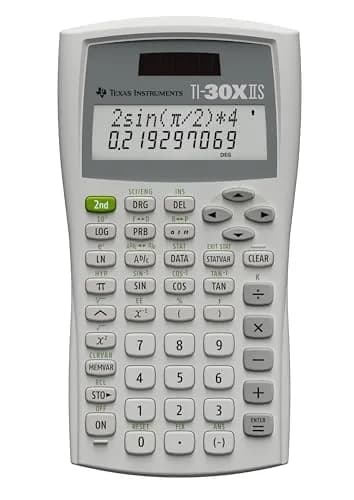 Texas Instruments TI-30XIIS Scientific Calculator White | Essential for High School Math & Science thumbnail 1