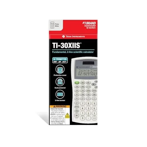 Texas Instruments TI-30XIIS Scientific Calculator White | Essential for High School Math & Science thumbnail 2