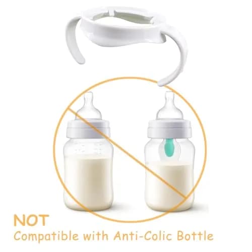 ROMIRUS Baby Bottle Handles for Philips Avent Natural Baby Bottle (Set of 2, White) | BPA-Free Food-Grade PP thumbnail 6