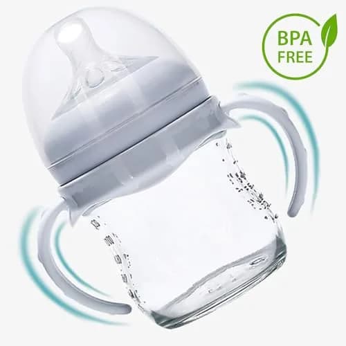 ROMIRUS Baby Bottle Handles for Philips Avent Natural Baby Bottle (Set of 2, White) | BPA-Free Food-Grade PP thumbnail 4