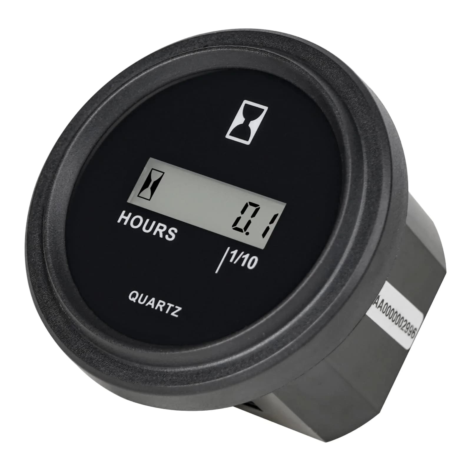 Runleader LCD Hour Meter 4.5-90V DC with Data Storage & IP65 Waterproofing | Tracks Runtime for Engines - main product image