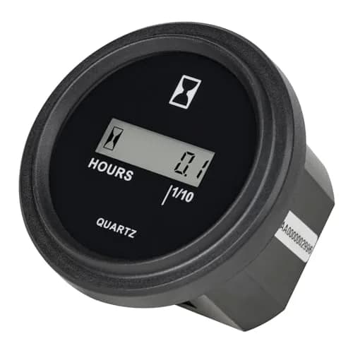 Runleader LCD Hour Meter 4.5-90V DC with Data Storage & IP65 Waterproofing | Tracks Runtime for Engines thumbnail 1