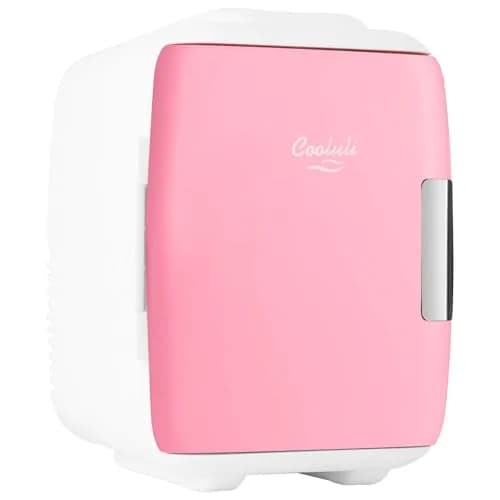 Cooluli Classic 4L Mini Fridge Cooler & Warmer Pink | 1.89L (0.14 cu ft) Compact Electric Plug-In thumbnail 1