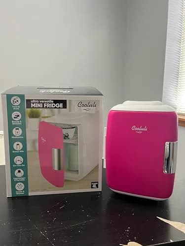 Cooluli Skincare Mini Fridge 4L (0.14 cu ft) | Portable Electric Cooler & Warmer for Beauty, Food & Drinks thumbnail 4