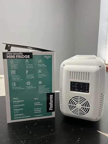 Cooluli Skincare Mini Fridge 4L (0.14 cu ft) | Portable Electric Cooler & Warmer for Beauty, Food & Drinks thumbnail 7