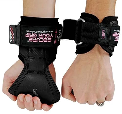 Cobra Grips Weight Lifting Gloves with Built-in Wrist Wraps (FIT Black Rubber, 4.25-7.0" Wrist) | All-in-One Grip Pad, Strap & Hook Alternative thumbnail 5