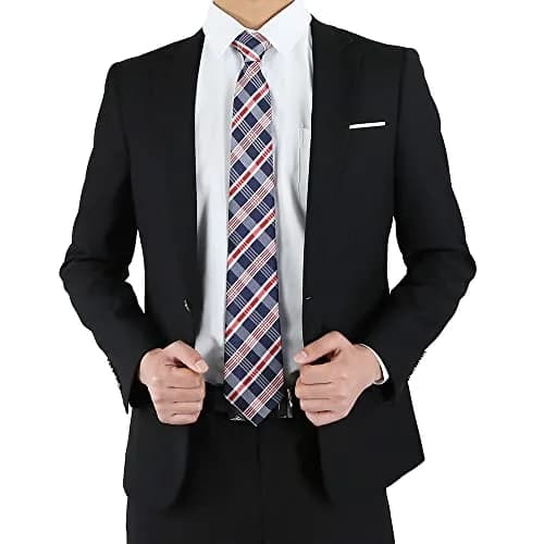 WeiShang Classic Men's Woven Jacquard Necktie Set of 6 | Elegant Formal & Party Wear (146cm x 8cm) thumbnail 5