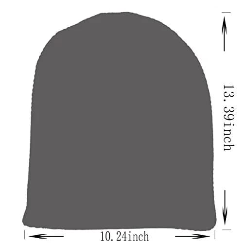 FORBUSITE Slouchy Oversized Beanie Hat Black Knit Cap 26cm (10.24 inch) | All-Season Comfort thumbnail 5