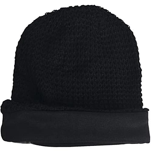 FORBUSITE Slouchy Oversized Beanie Hat Black Knit Cap 26cm (10.24 inch) | All-Season Comfort thumbnail 3