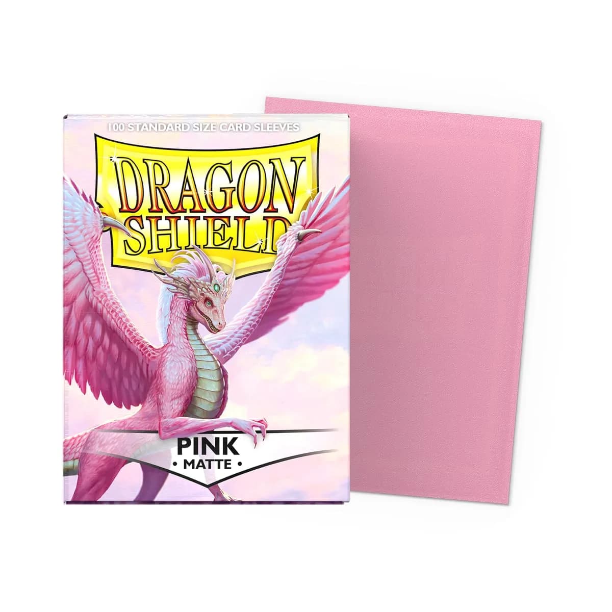 Dragon Shield Matte Pink Card Sleeves (100 CT) | USA Imported TCG Protection for Pokemon, MTG, Flesh & Blood