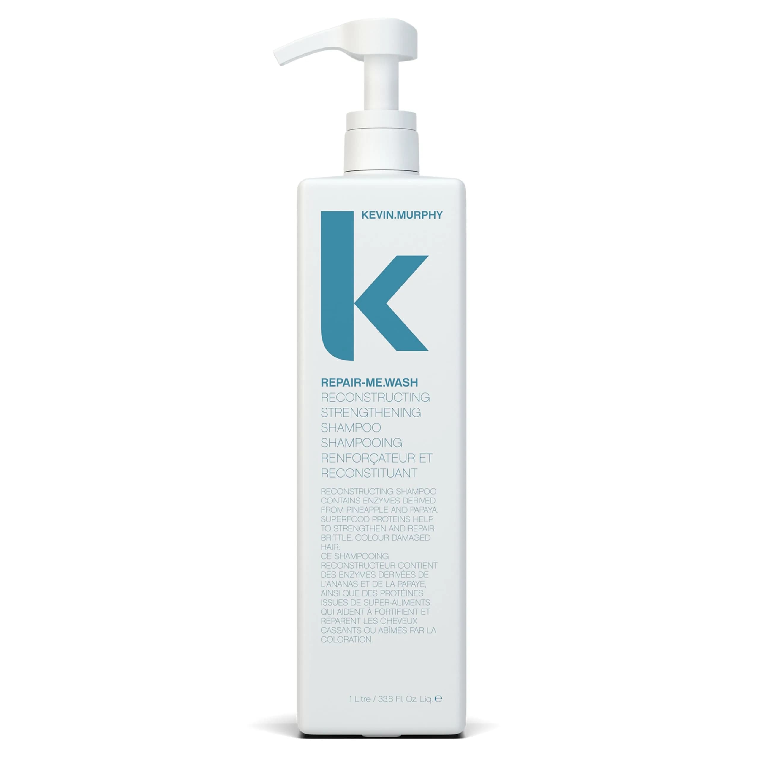 KEVIN.MURPHY REPAIR-ME.WASH Moisturising Hair Repair Shampoo 250ml (8.45 Fl Oz) | Hydrating Frizz Control Shampoo for Damaged Hair — 33.8 Fl Oz