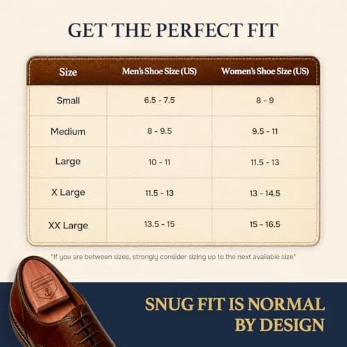 HOUNDSBAY Cedar Shoe Tree, Shoe Trees for Men & Women, Shaper & Stretcher | Aromatic Red Cedar thumbnail 2