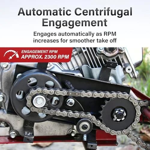 LotFancy Go Kart Clutch 3/4" Bore 10T for #40/#41/#420 Chain | 2.27 kg (5 lb) Centrifugal Clutch for Predator 212cc Engines thumbnail 5