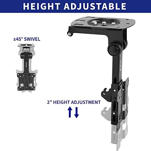VIVO Ceiling Mount for 13-27 in Flat Screens | Space-Saving Ceiling Mount with Tilt & Swivel thumbnail 4